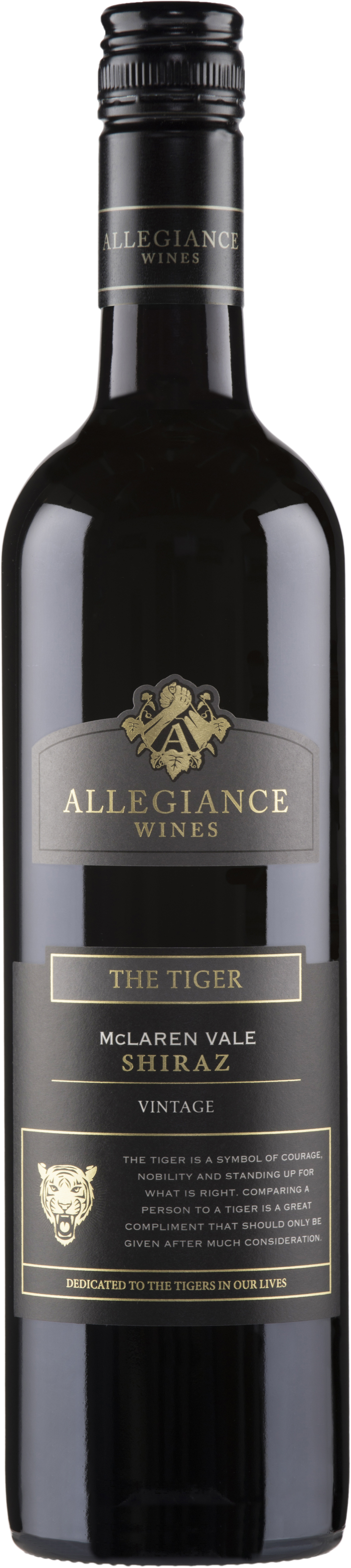 Allegiance Wines The Tiger McLaren Vale Shiraz 2021